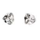 Ohrstecker Knoten Silber
