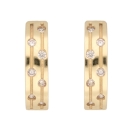 Creole Klappscharnier Zirkonia Ø12mm 8Kt 333 GOLD