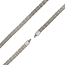 Edelstahl Collier Himbeerkette 8mm für Wechelschliesse 38cm