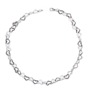 Collier Kette Design Herzen 925 Silber 40-90cm