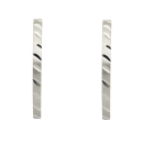 Creole 20,5x1,8mm 8Kt 333 WEISSGOLD