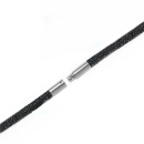 Armband oder Collier aus Rochenleder farbwahl 5mm mit Bajonett